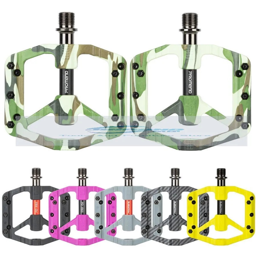 

PROMEND Bicycle Pedals Nylon Colorful 3 Bearing Pedals Mountain Bike Road Bike Pedals Pedal Accessories