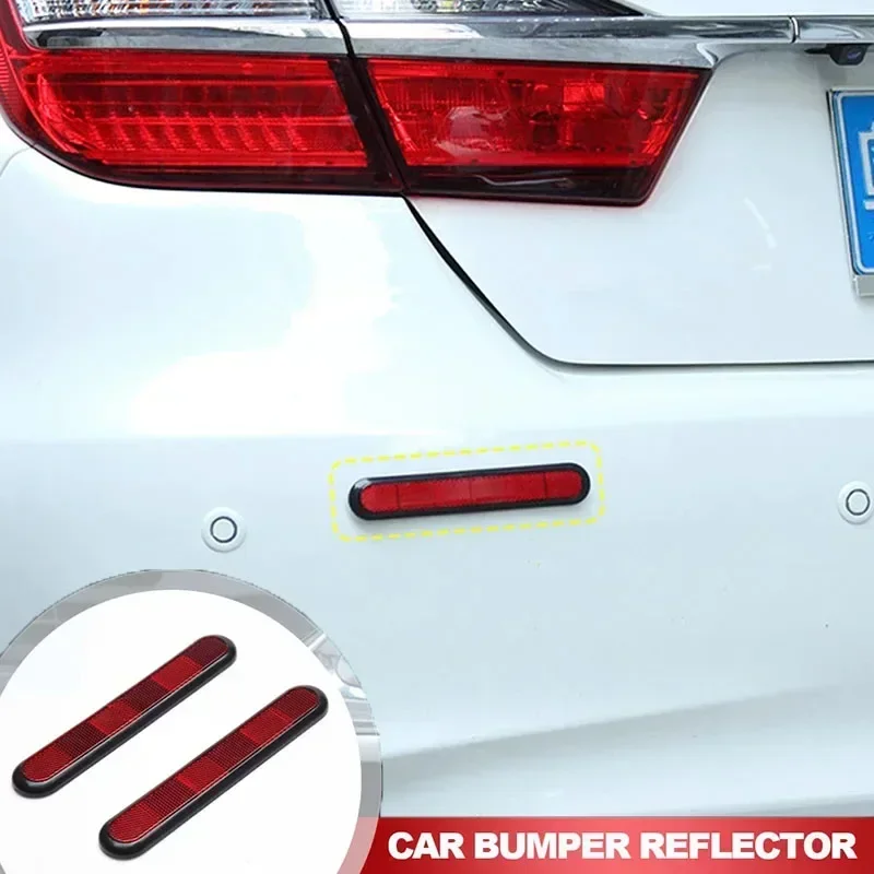 Car and Truck Safety Night Reflective Warning Stickers Car 2 Elliptical Reflective Stickers Truck and Motorcycle Safety