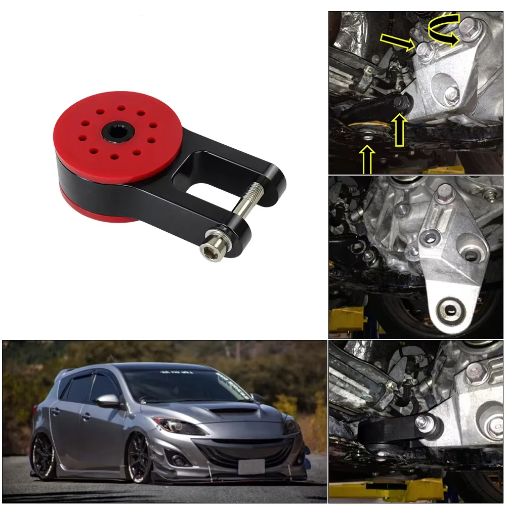

85A Polyurethane T6061 Aluminum Rear Motor Mount For 13-18 Ford Focus ST 16-18 Focus RS 07-13 Mazda speed 3 PQY-TSB06