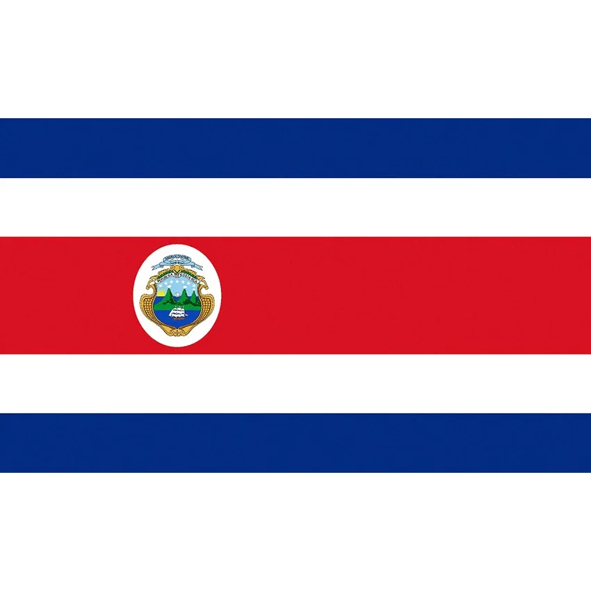 Costa Rica Flag 90x150cm Hanging Costa Rican National Flags For Decoration