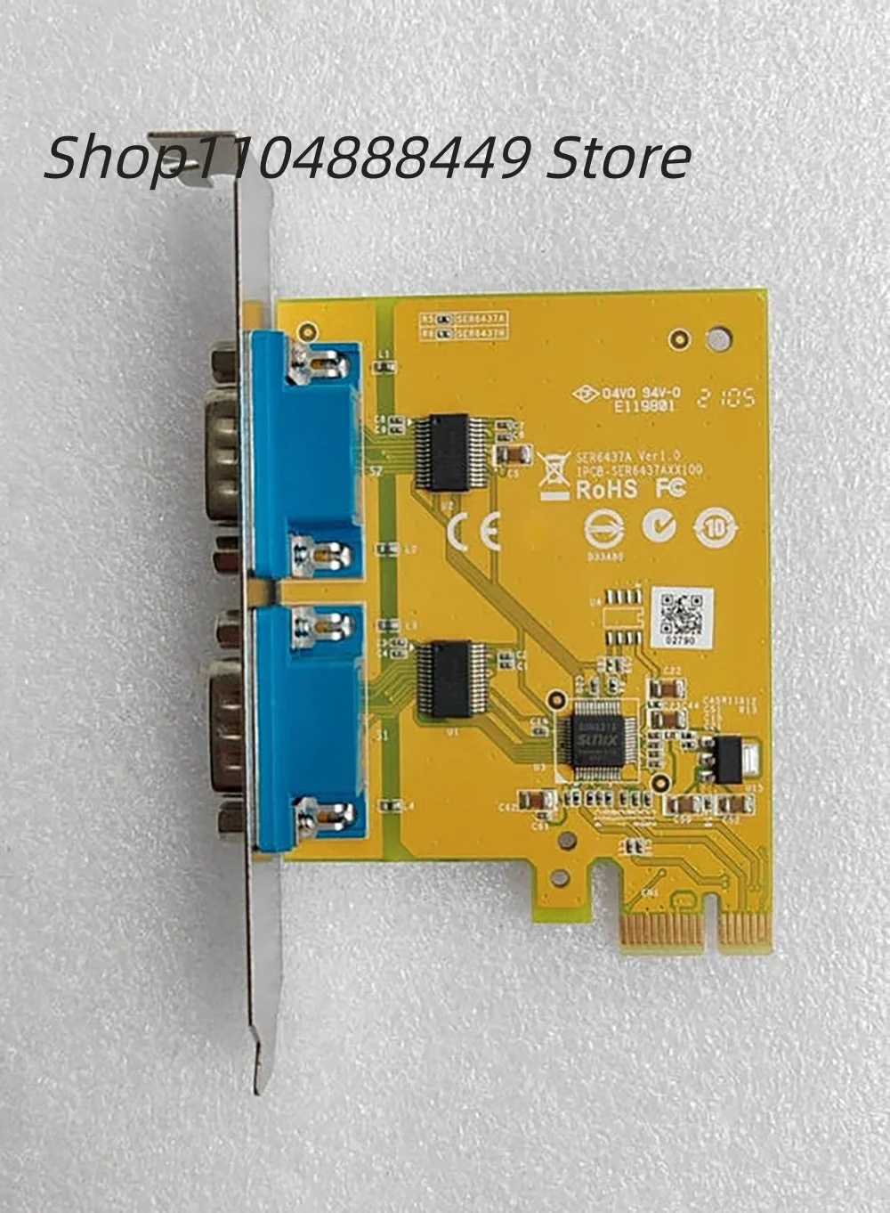 05-02118 SER6437A RS-232 2-port serial communication card