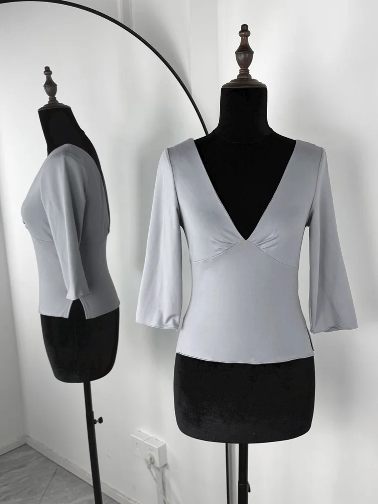 Thumbnail 4 - #93 Latest Womens V-Neck Pullovers Offers