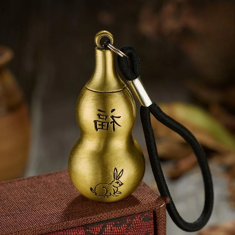 Chinese Zodiac Gourd 10000 Match Lighter Metal Portable Waterproof Coal Oil Cigarette Lighters & Smoking Accessorie Ignite Cigar