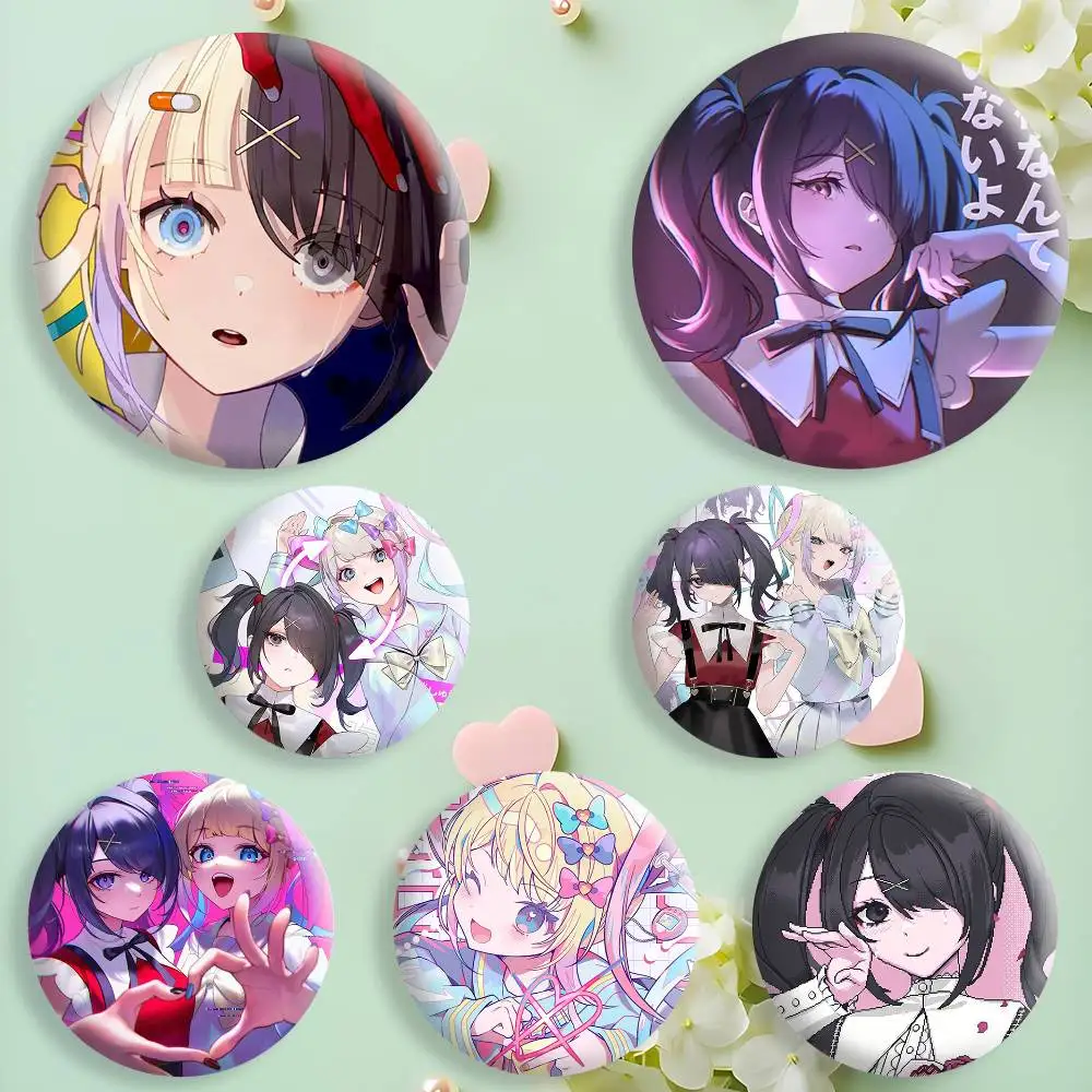 

NEEDY GIRL OVERDOSES Badges Creative Tinplate Button PinsBrooch Badge Clothes Backpack