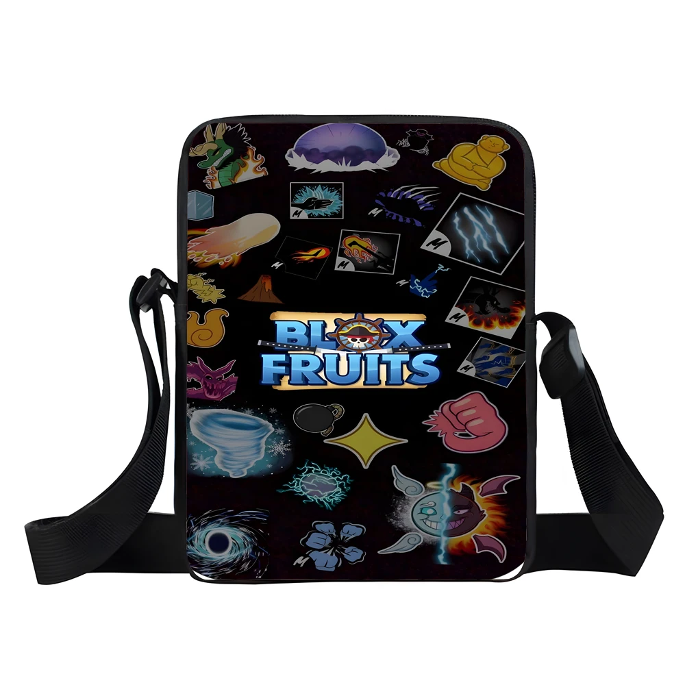 

Boy Girls B-blox f-fruits Printed Shoulder Messenger Bag Child Casual Handbag Men Women Phone Bag Shopping Bag