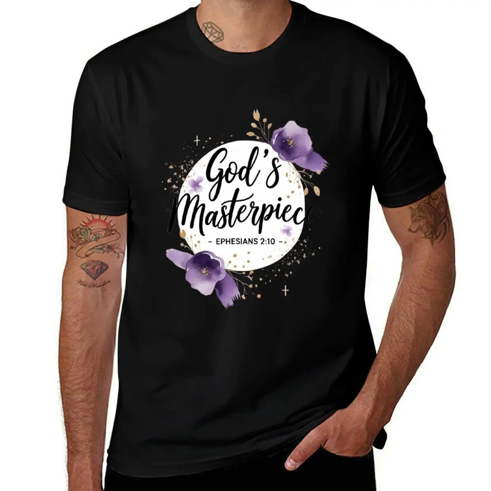

God’s Masterpiece – Ephesians 2:10 Scripture Art T-Shirt anime clothes sports fans shirts graphic tee mens designer clothes