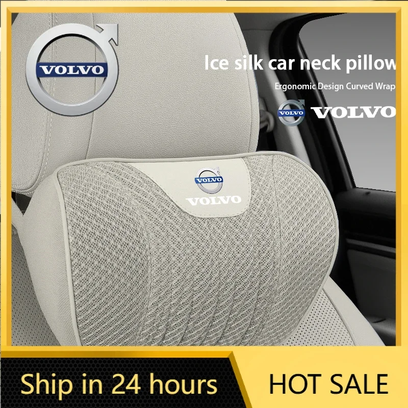 

Steering Covers Car Neck Pillow Seat Cover Lumbar Support Headrest For Volvo Xc60 Xc90 V40 V60 S60 XC40 V50 V90 S80 C40 V70 XC70