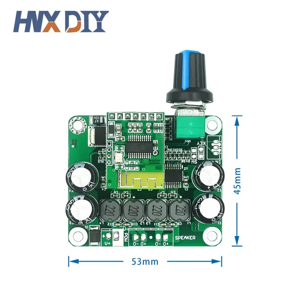 TPA3110 PBTL Digital Power 5.0 Amplifier Board 8-26V 30W+30W Stereo Class D Power Bluetooth car for USB Portable Speaker 2x15W