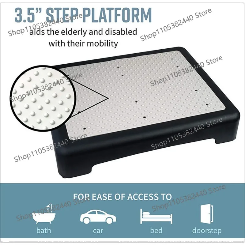 Outdoor anti-skid elderly auxiliary half-step pad pedaling up the steps climbing artifact bathroom stepping plastic ladder