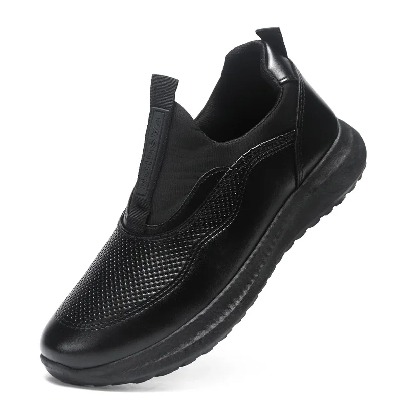 Zapatillas deportivas bajas negras cómodas para uso diario - imagen 4