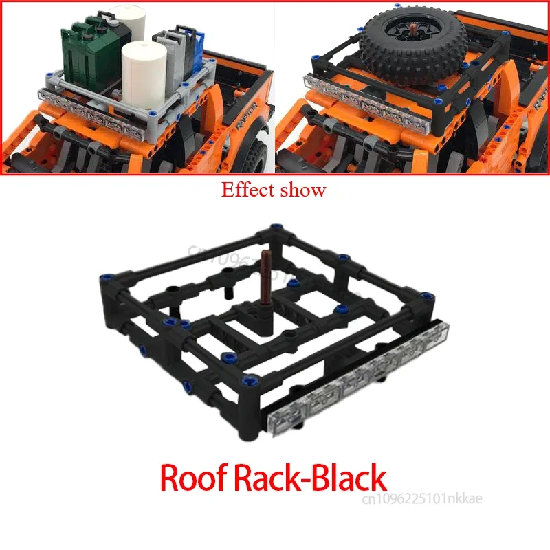 NIEUWE Technische Trekhaak Kraan Platform Hardtop Bumper Dakdrager Bouwstenen voor F-150 Raptor DIY 42126 UP Baksteen Speelgoed Cadeau