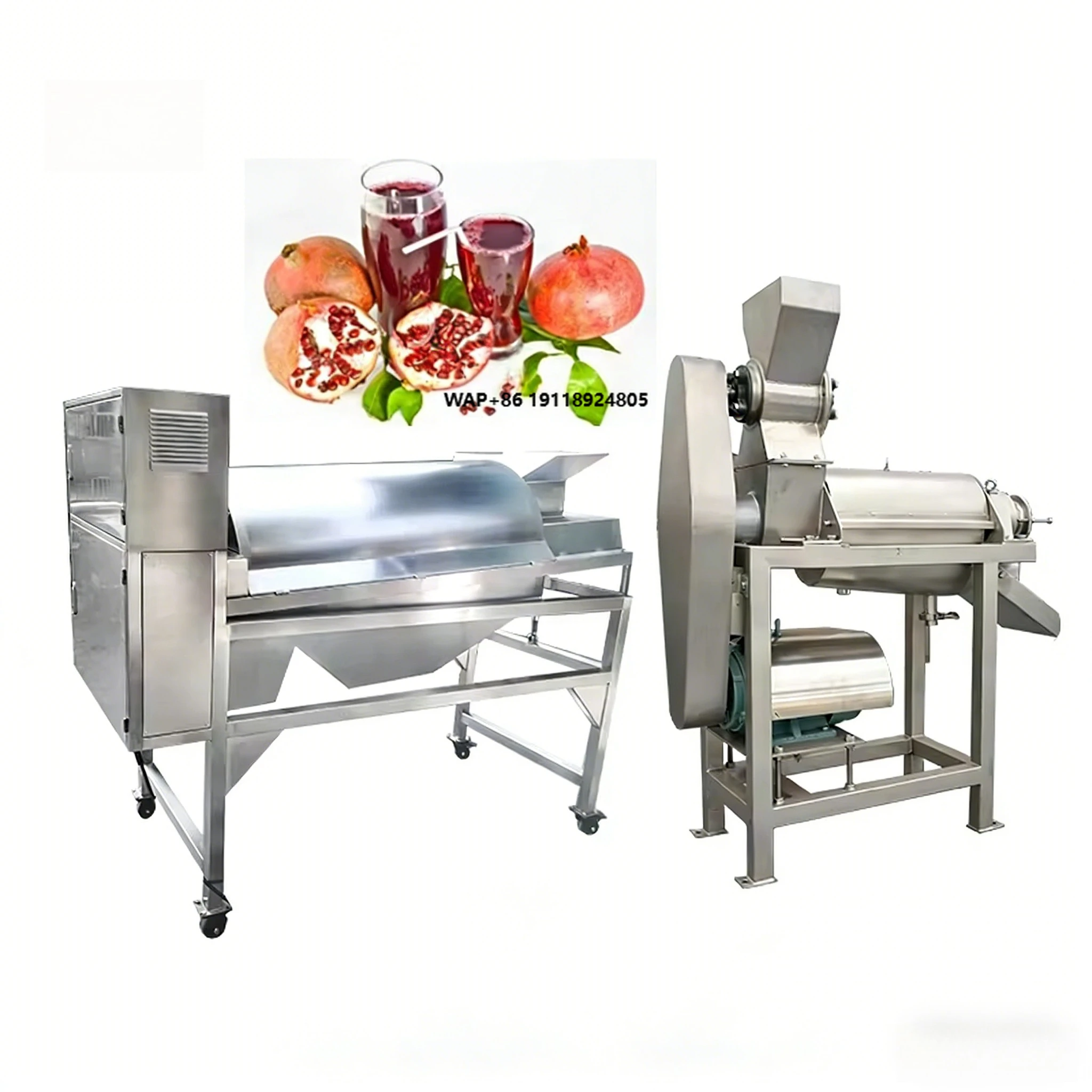 Good Quality Guava Juicer Pomegranate Seed Removing Processing Machinery Pomegranate Juice Extractor Machine