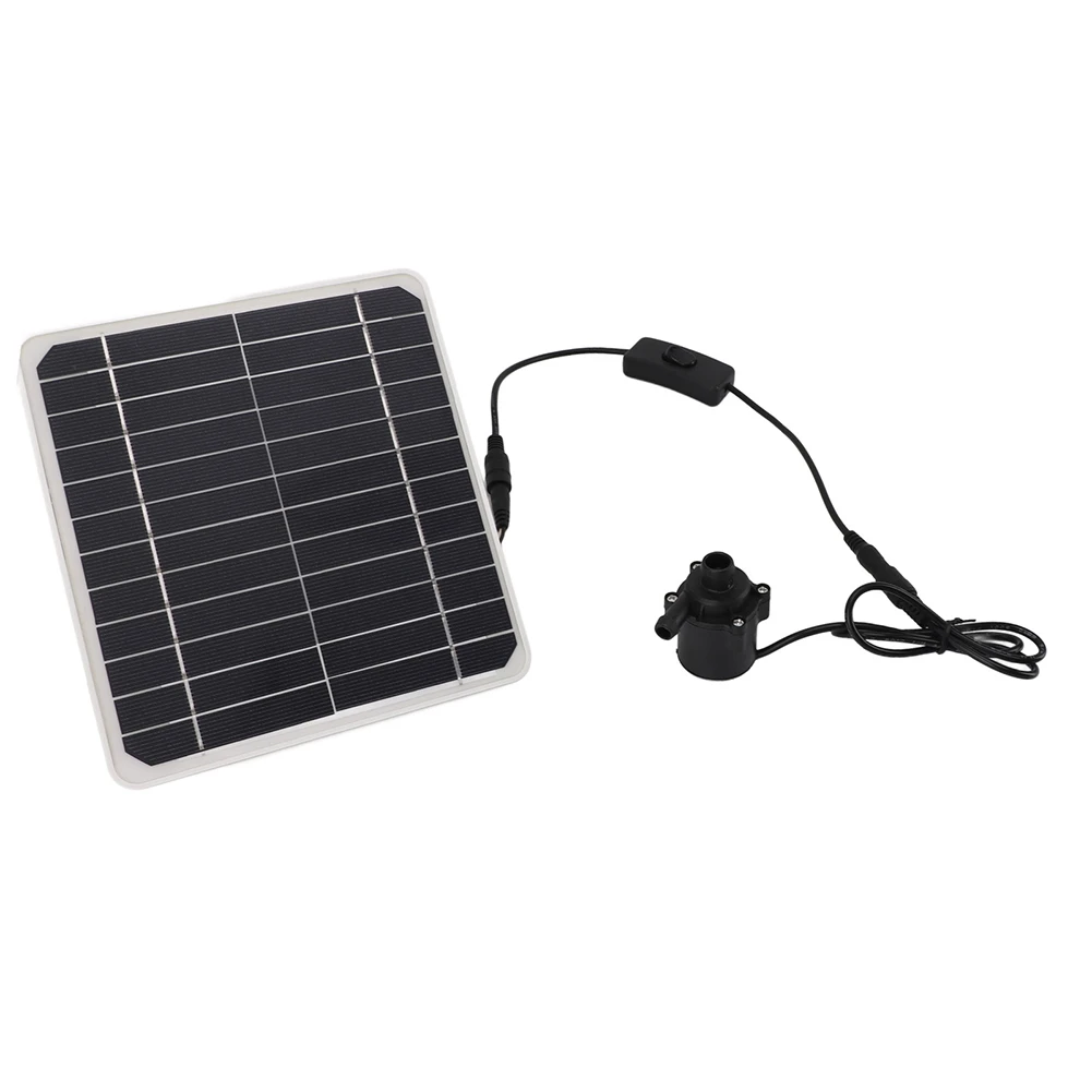 Garden Irrigation Outdoor Fountain Garden Decoration Long-lasting Performance Robust Materials Adjustable Flow Solar Water Pump