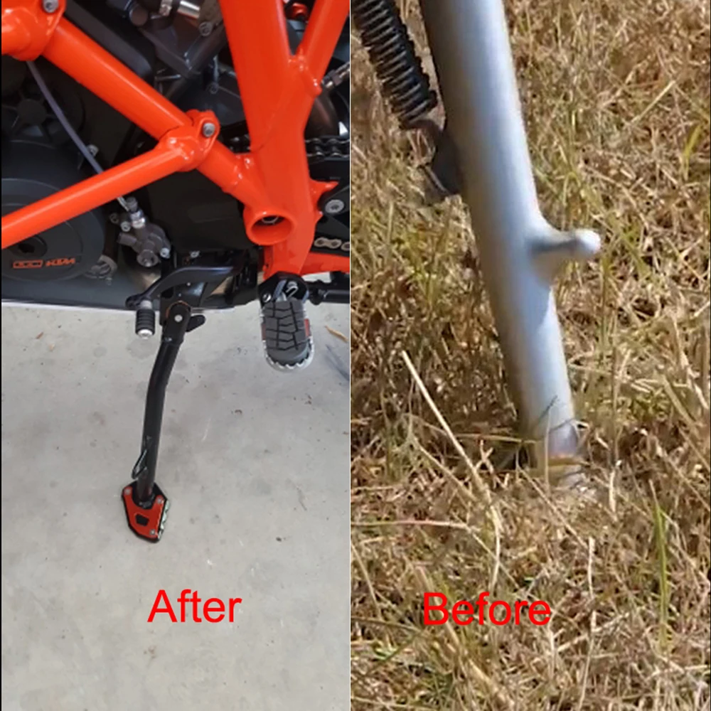 Hot sale For KTM Adventure 1290 1050 1090 1190 Adv Super Motorcycle Foot Side Stand Enlarger Plate Kickstand Enlarge Extension