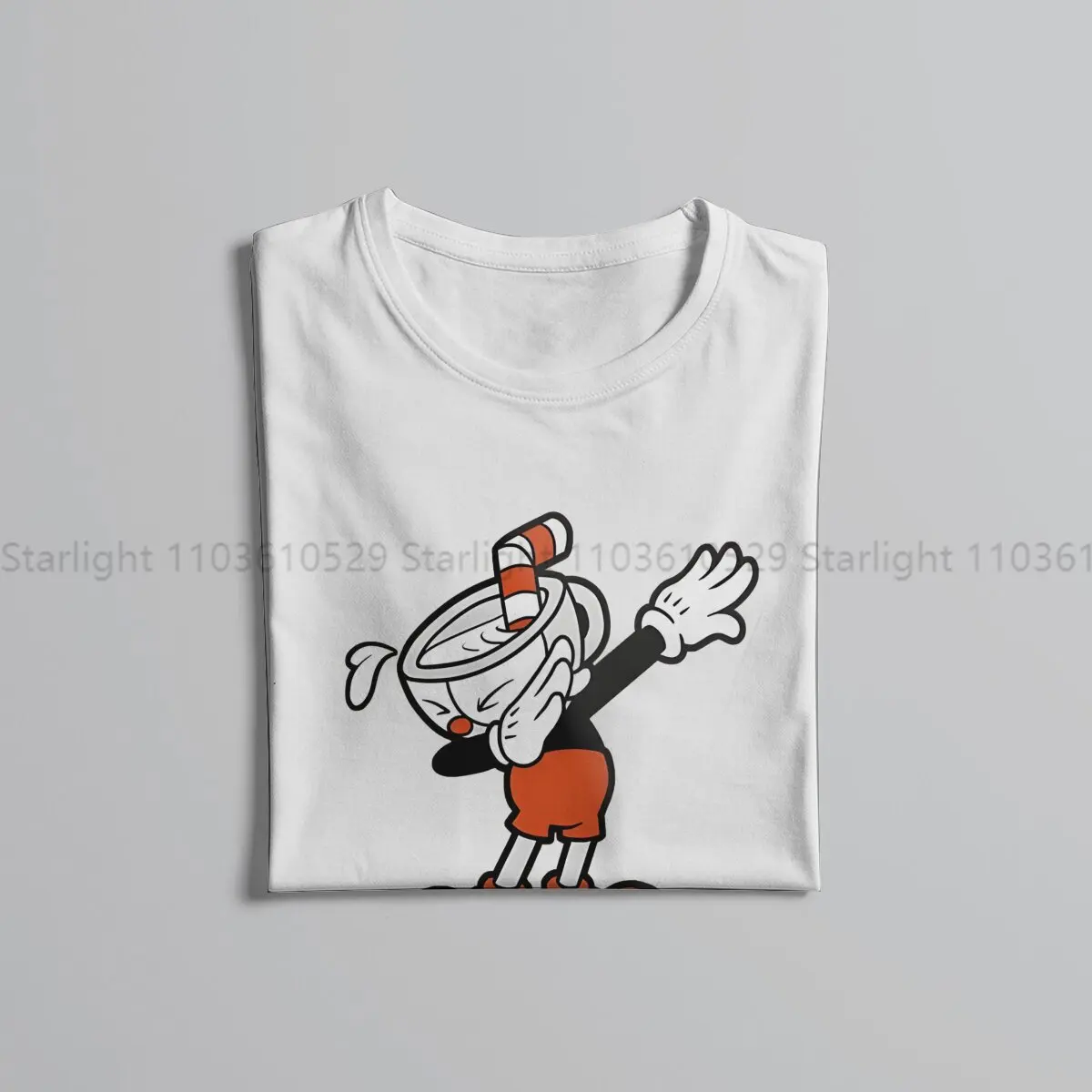 Classic O Neck TShirt Cuphead Original Polyester T Shirt Men