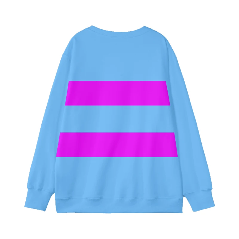 Undertale Frisk Crewneck SWEATSHIRT Game SameStyle Cartoon Retro Casual Streetwear Long Sleeve  Pop for Autumn/Winter  tops
