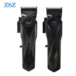 Zsz N35 Professional Hair Clipper New Design Brushless Motor Led Display Powder Metallurgy Blades
