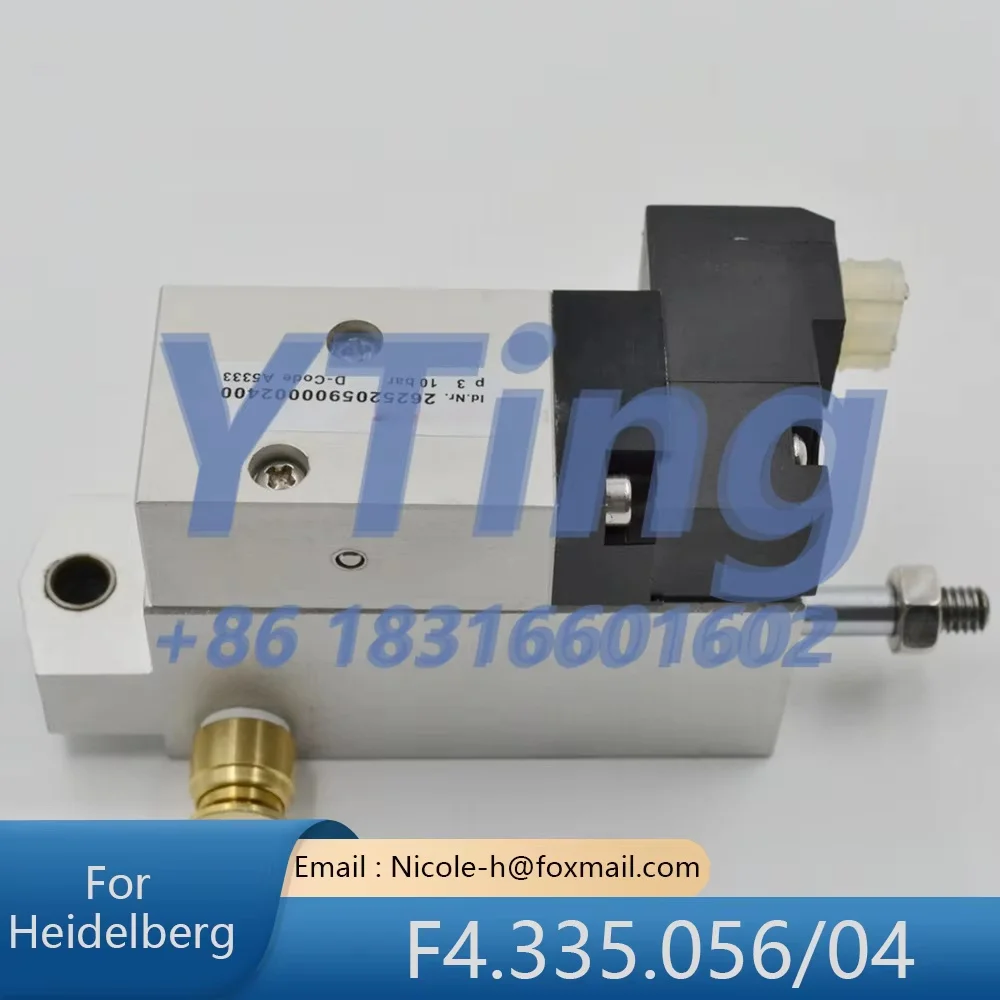 Heidelberg XL105 Imported High-quality Ink Roller Clutch Solenoid Valve Cylinder F4.335.056/04