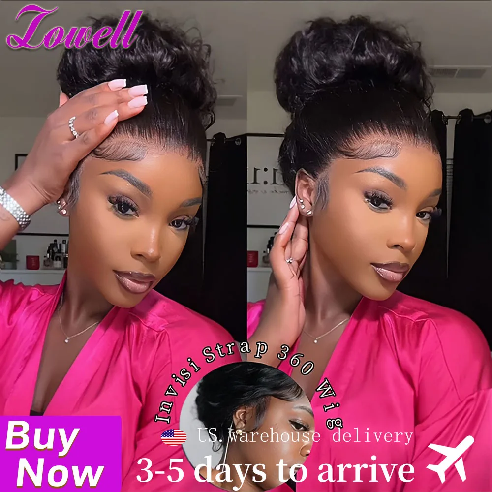 

Lowell 360 Invisi Strap Drawstring Full Lace Body Wave Wig 100% Human Hair Wig Brazilian Wig Body Wave Wigs For Women Choice