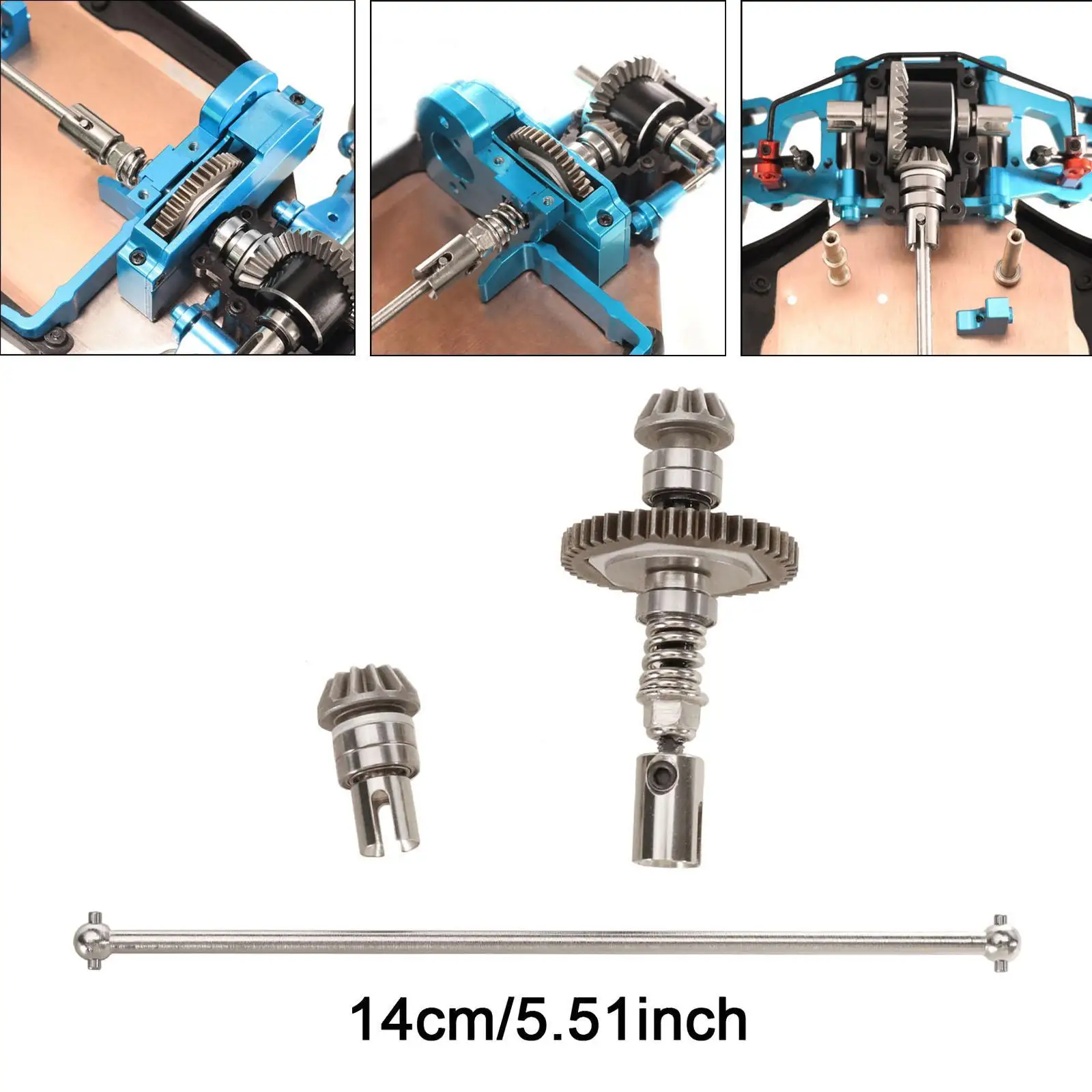 RC Car Sliper Clutch Central Drive Shaft Direct Replace Sturdy Multifunction