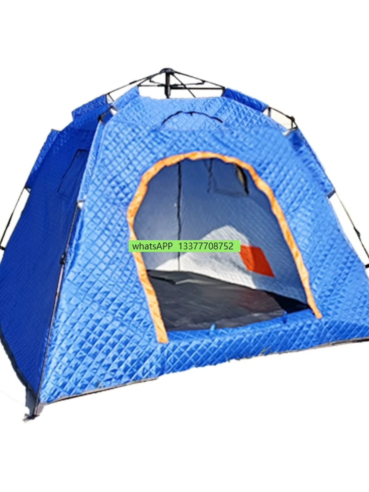 

Outdoor Quick-Opening Cotton Tent Thickened Half-Bottom House Cotton Windproof Warm Camping