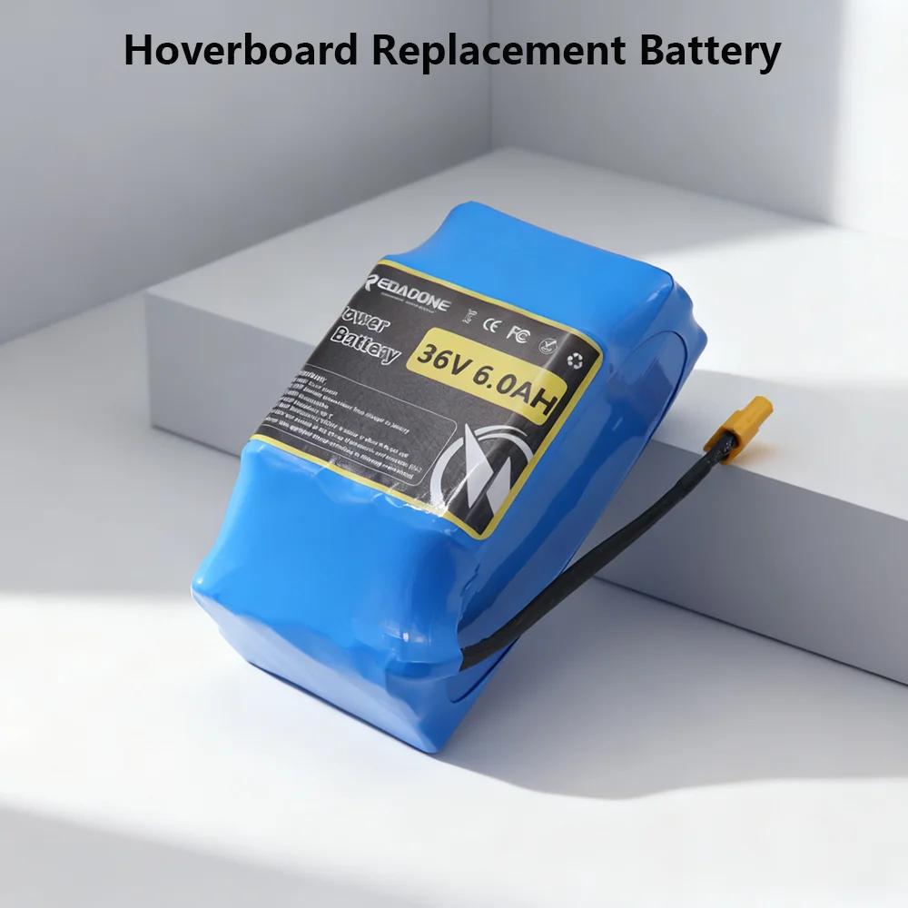 

36V Rechargeable Lithium Battery 6000mAh 10S2P for Hoverboard Electric Scooter Long Runtime Durable Pack