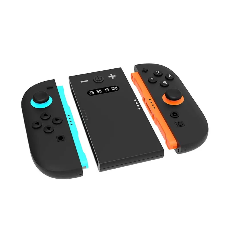 with Battery Charging Grip for Switch 2 Controller Handle Charger Dock for Switch 2 Charger Adaptor with Tepy-c Cable Accessorie