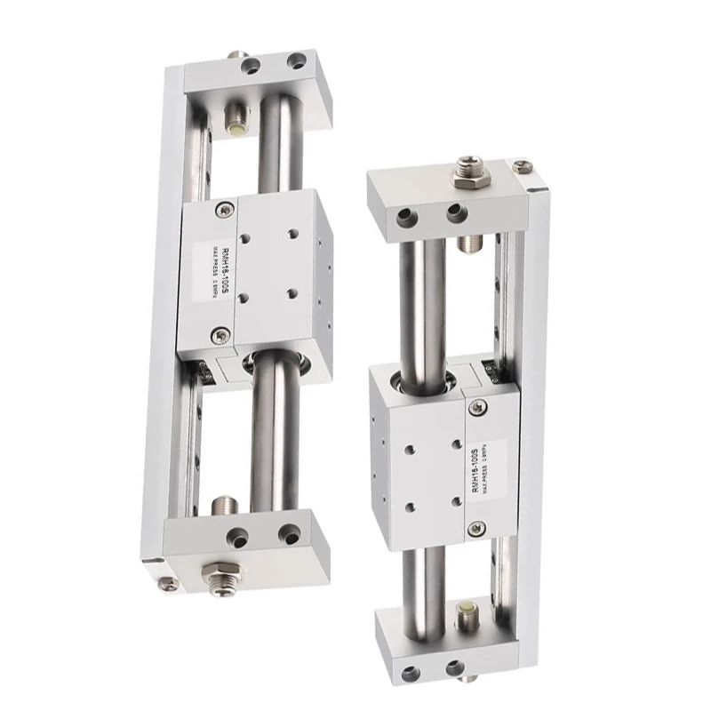 Sliding Rail Type RMH Magnetic Coupling Rodless Pneumatic Cylinder Long Stroke RMH10/16/20/25-50X100X200X250X300X500X600X800S