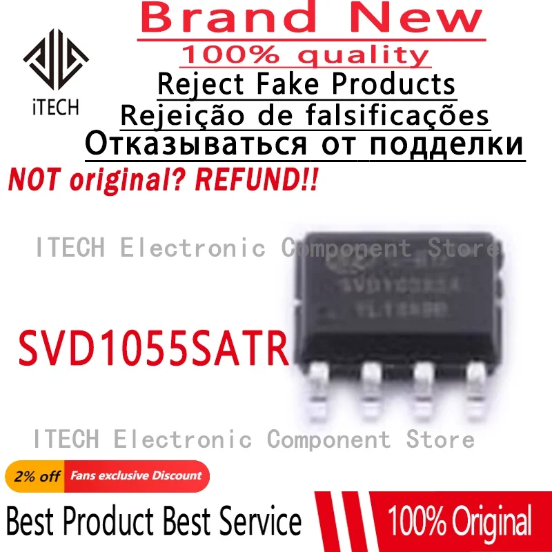 (10-50)pcs/lot SVD1055SATR SVD1055SA Original Controlle 17A55V SOP-8 Transis 100% New and Genuine