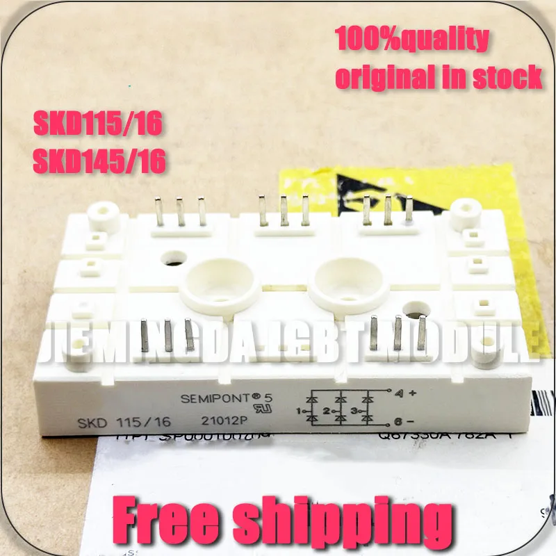 ORIGINAL SKD115/16 SKD145/16 SKD115-16 SKD145-16  NEW Three phase rectifier bridge module