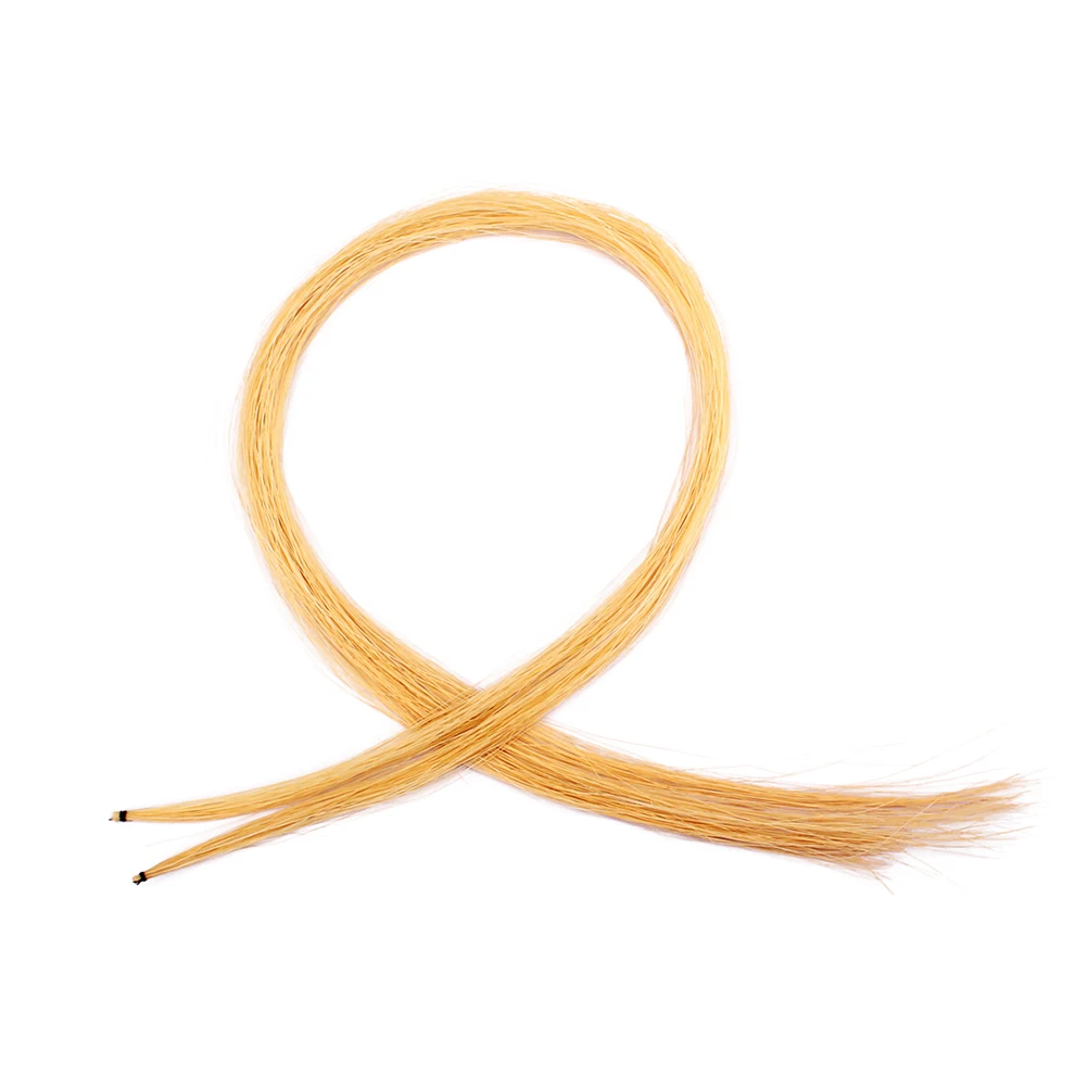 

2 Hanks Premium Mongolian Stallion Hair Violin Bow Accessory Strong Durable Unbleached For Professional Players And Beginners