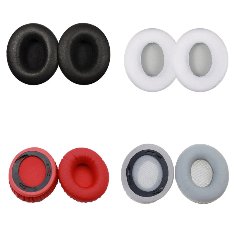 Y1UB Earphone Cushions Ear Pads Earmuff Pillow Cover Noise Canceling Headphones Sleeve for Beats By Dre & 2x