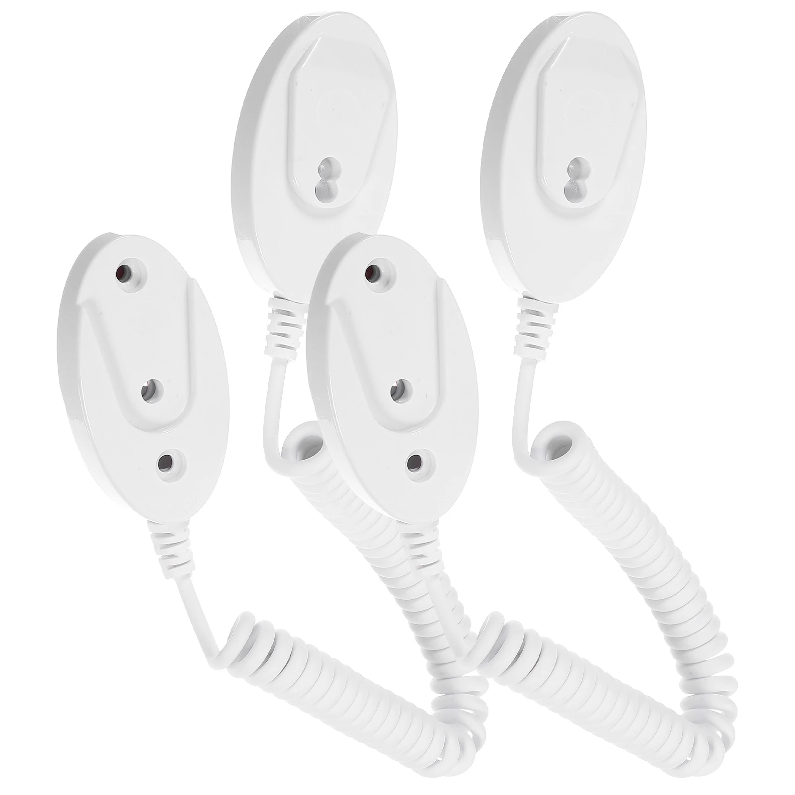

2Pcs Remote Control Anti-lost Hooks Retractable Tether Cables Holder Leashes Security Locks Elliptical Mounts Accessories