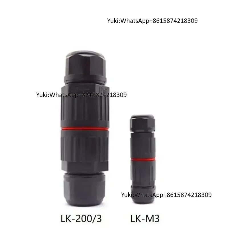 Male Female Plug Mini Type Screw Terminals Led Underground Light Connector for Outdoor Landscape Lights