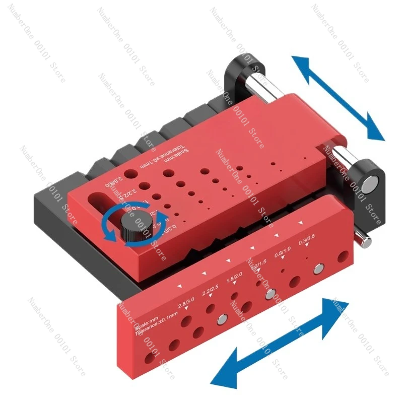

3G model MAZHA T0012 model special round rod drilling locator, positioning module 1-4MM