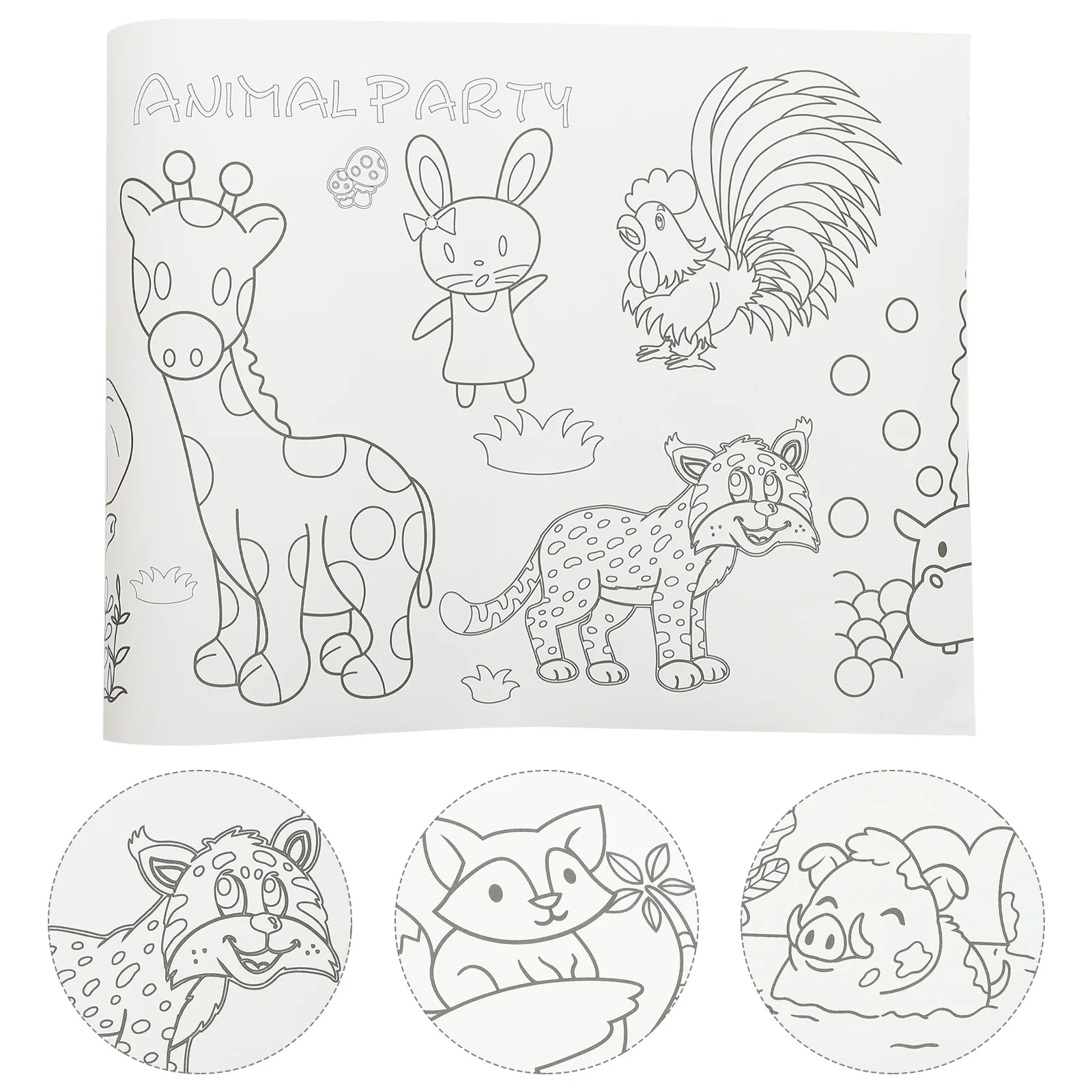 

Kids Coloring Poster Practical Paper Material Educational Graffiti Painting for Home School Drawing Poster Drawing Pad for Kids