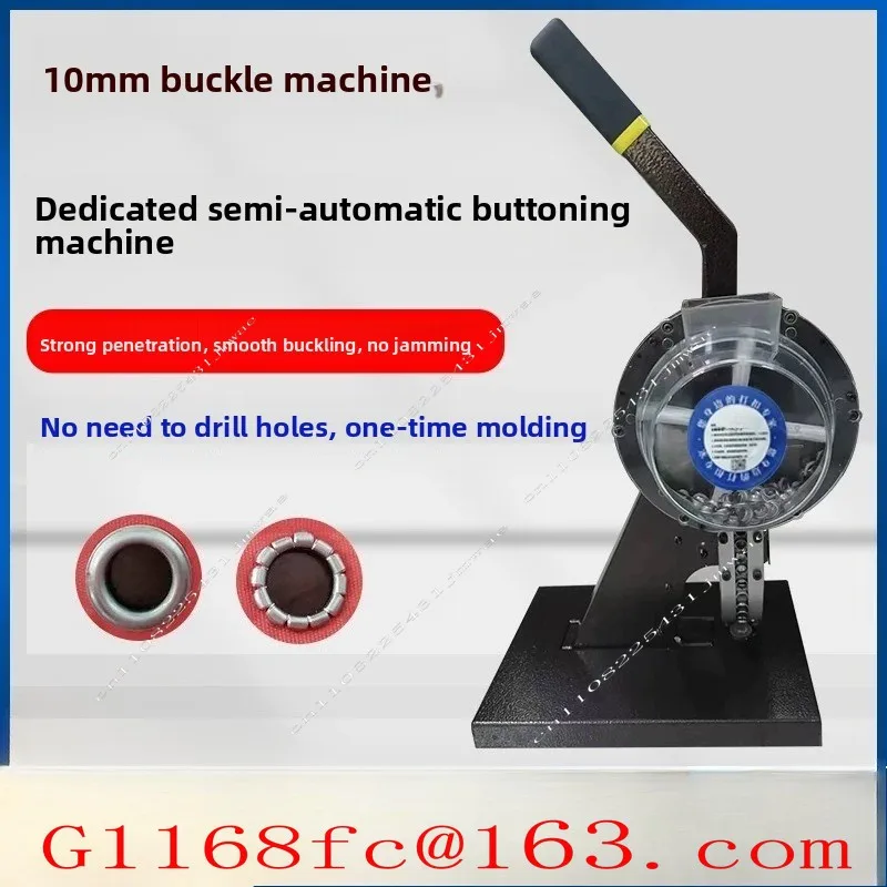 Semi Automatic Acyclic Buttoning Machine, Spray Painting Cloth Pressing Machine, Exhibition Rack, Tarpaulin Buttonhole Machine