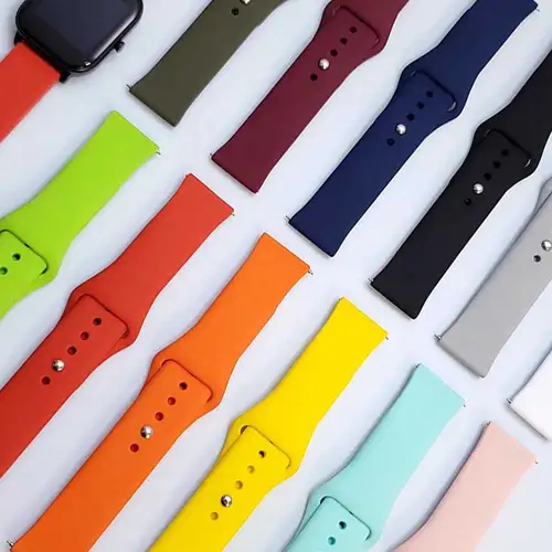 Correa deportiva para Amazfit GTS-GTR-4-3-2-2e-mini-pro-stratos 2 3 Correa de reloj pulsera de silicona Correa Amazfit bip-U-S-3-pro 20mm 22mm