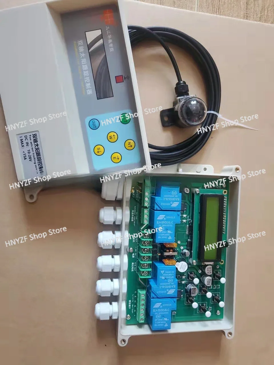 Dual Axis Solar Tracker Controller Sun Tracker Sun Automatic Tracking Controller System Two-degree-of-freedom Platform Tracking