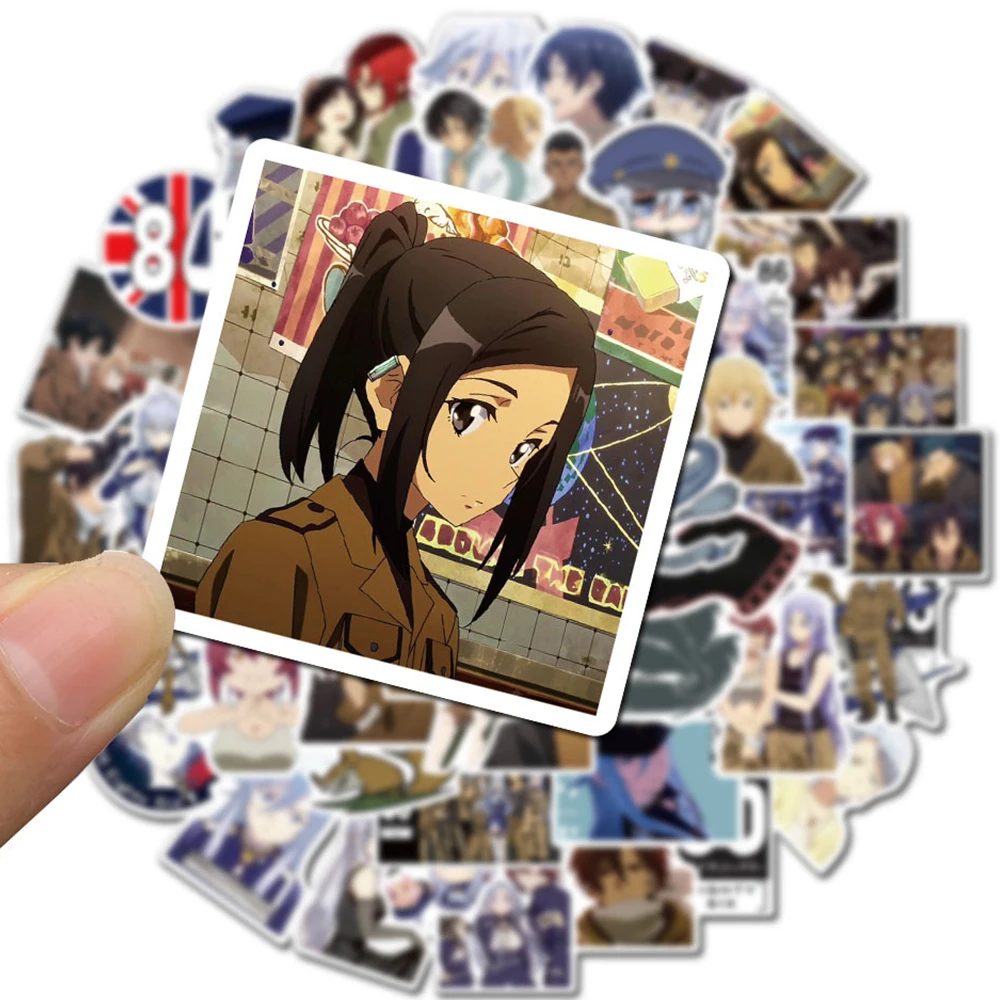 10/30/50pcs Vladilena Milize 86 Eighty Six Stickers Cool Shinei Nouzen Anime Sticker Skateboard Laptop Luggage Kujo Nick Decals