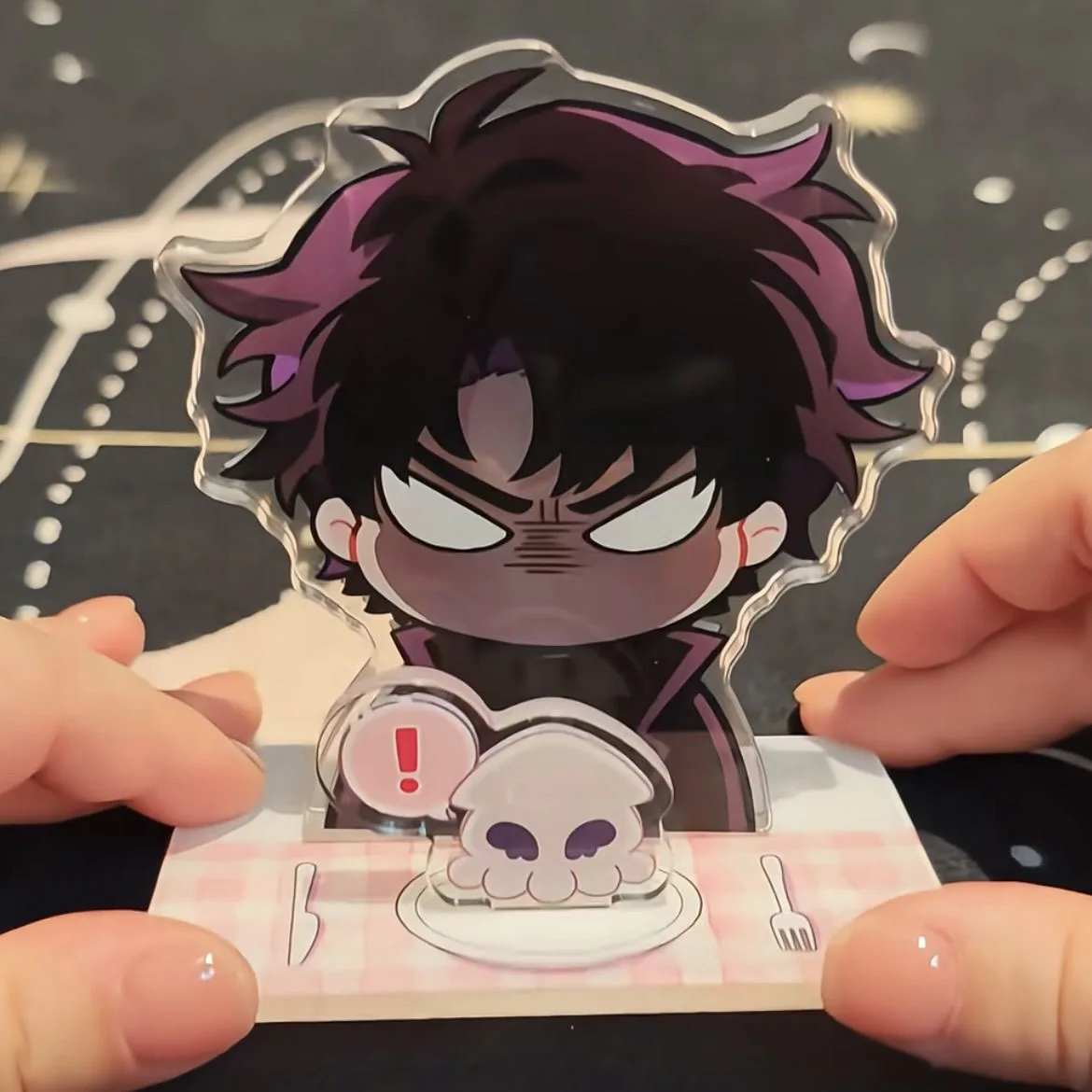 

Зчитувач Quanzhi, визуальная периферийная табличка, только золотой сын Лю Чжунхе, милый акриловый настольный орнамент с героями мультфильмов, маленький подарок