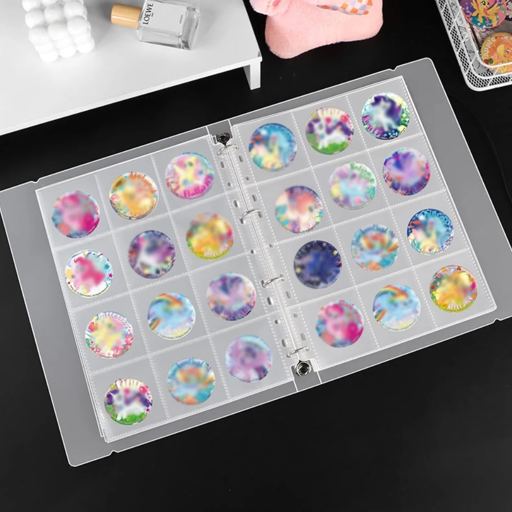 10pcs A4 Clear Photo Pages Photo Album Refill 2 3 4 11 hole Inner Sheet Acid free Trading Card Binder
