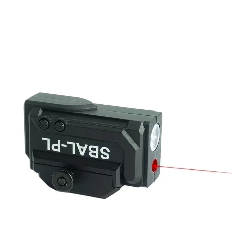 Replaceable SBAL-PL Light Adjustable Angle Zeroing Nylon Clamp Red Light Beam Metal Button Outdoor Hobby Model
