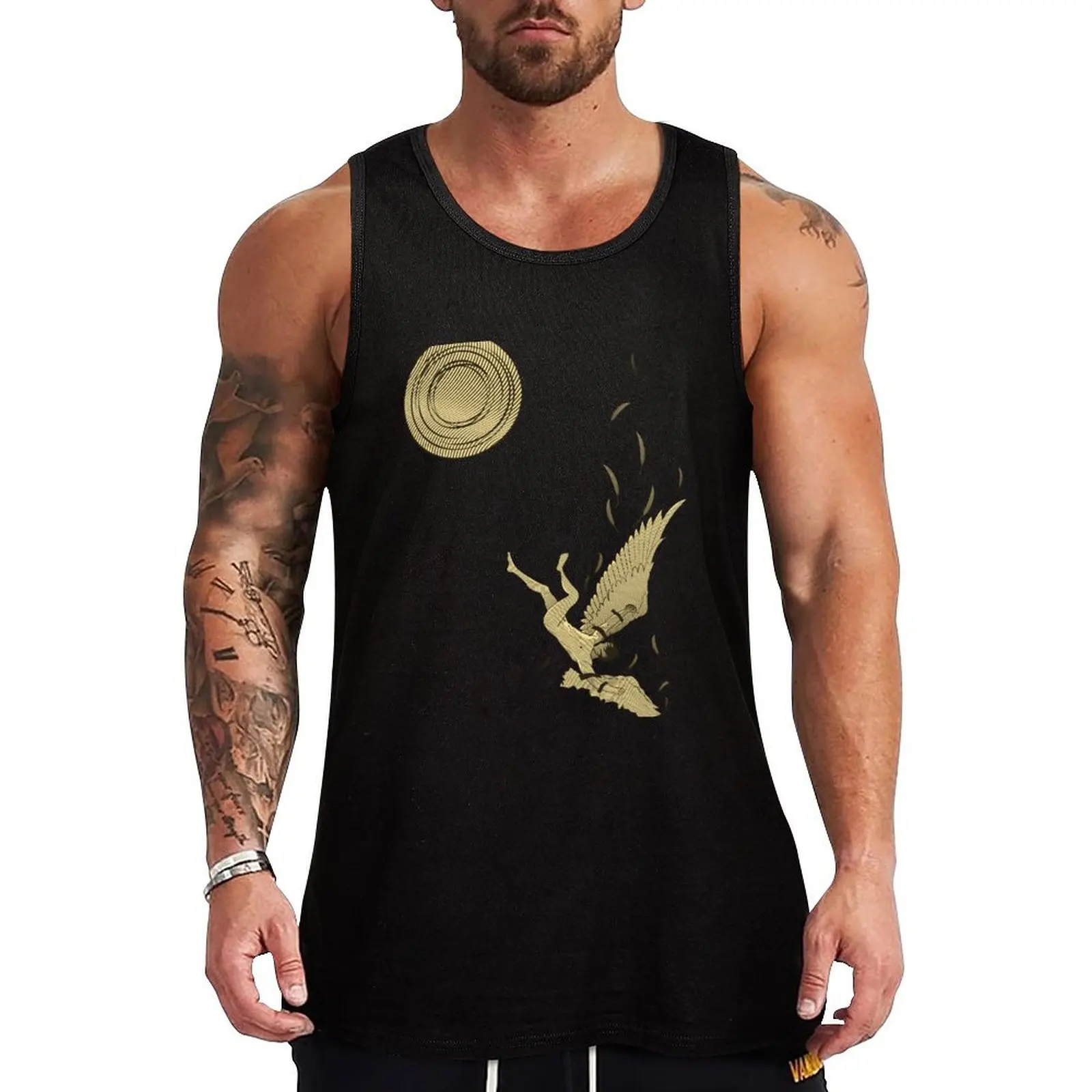 

Too Close Tank Top Short sleeve anime clothes sleeveless jackets vest men