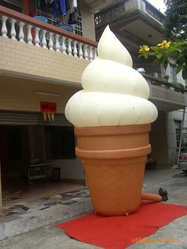 Shopping mall inflatable cupcake model party decoration inflatable candy cake advertising inflatable cone cartoon model