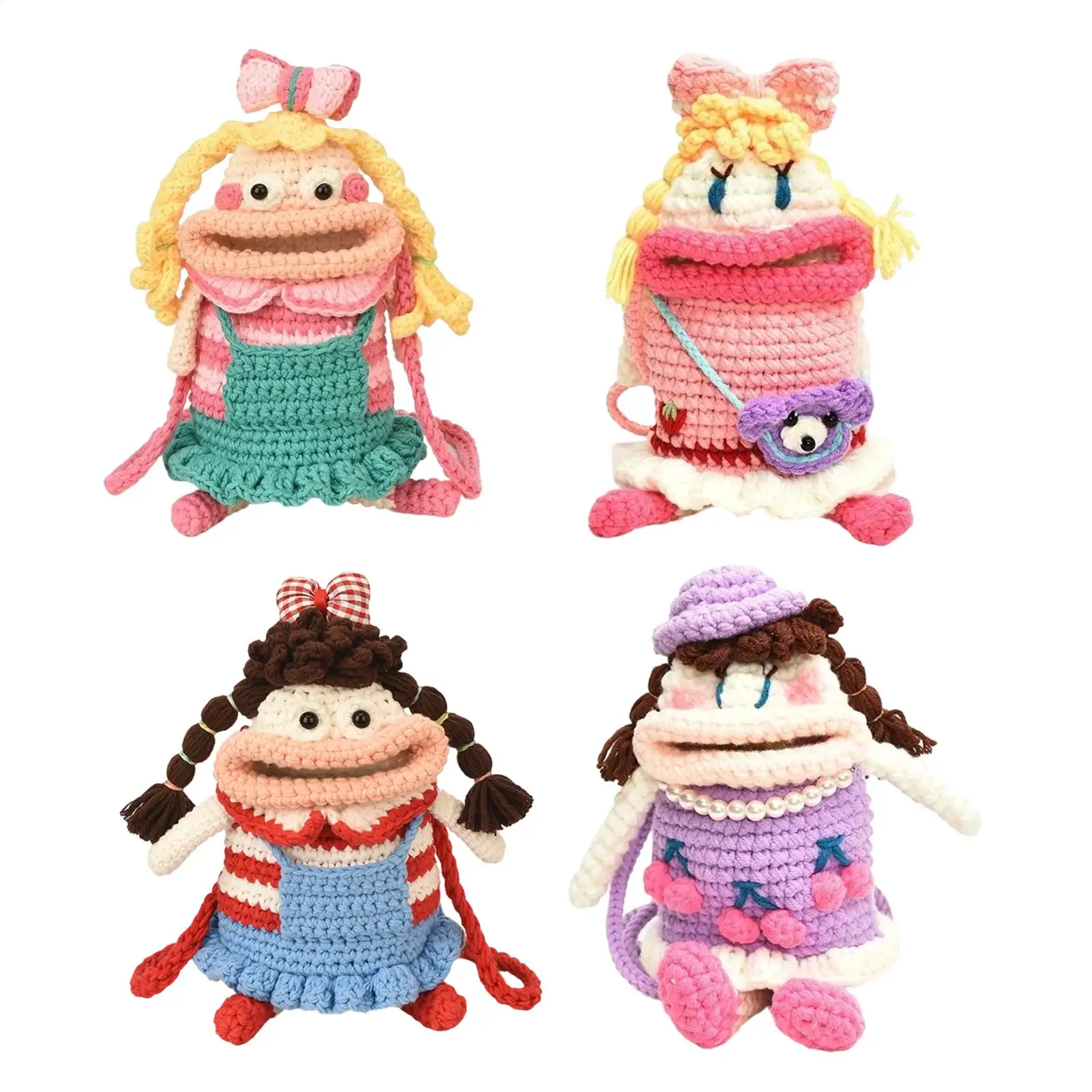 

Сумка-клатч для телефона, вязаная, эстетичная, модная, забавная, с ремешком, для женщин и девушек, для прогулок, шопинга, свиданий