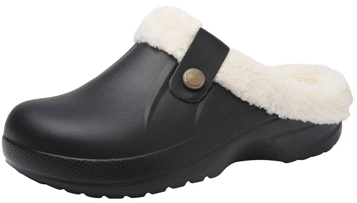 Neue Männer wasserdichte Hausschuhe Frauen Männer Pelz Clogs Hausschuhe Winter Männer Gartens chuhe Outdoor Anti-Rutsch-Panto letten Indoor Soft House Schuhe – Detail 7