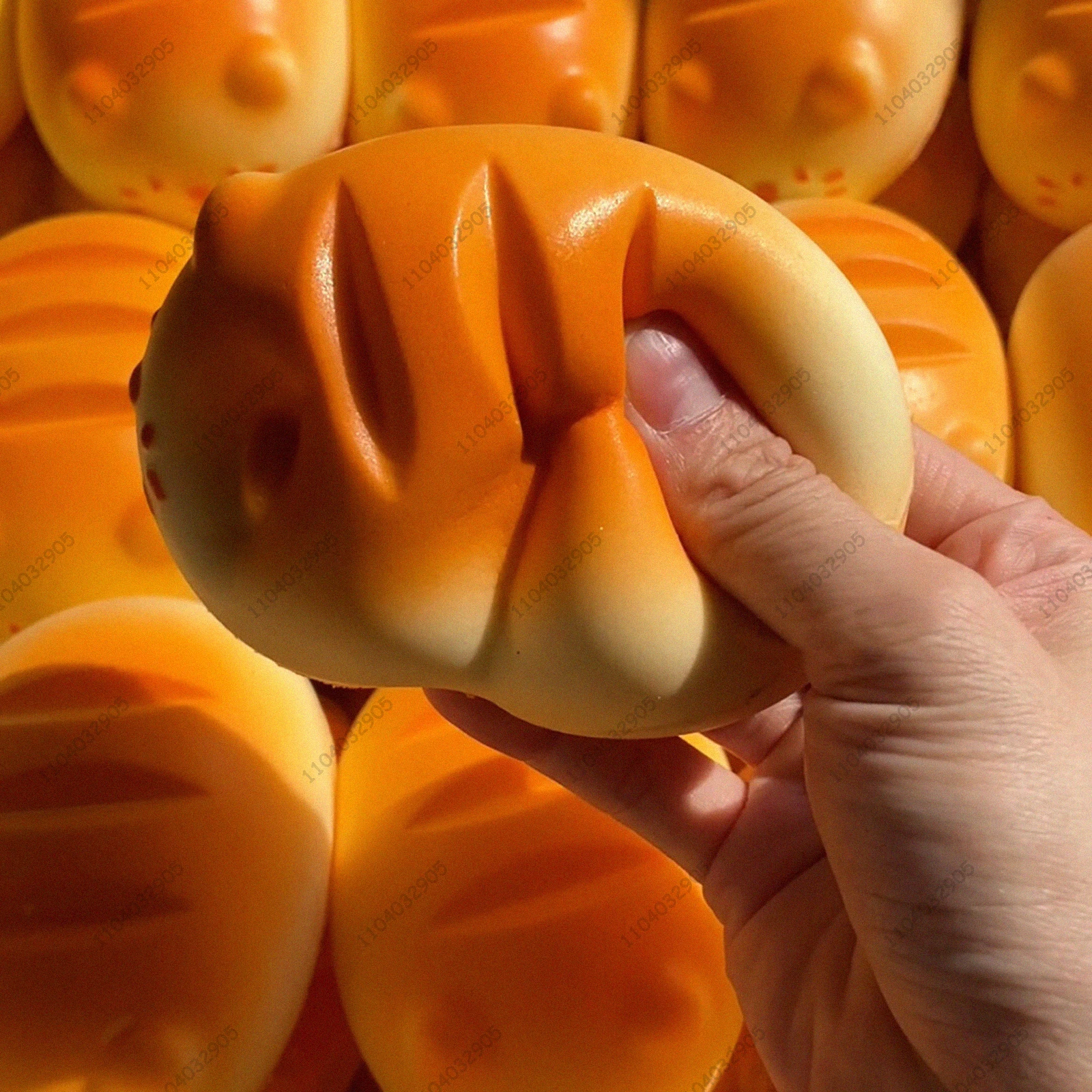 Kitty bun lento subindo mole bonito gatinho pão úmido brinquedo de comida macia lento rebote squeeze brinquedo liberação do estresse mão relaxar presente brinquedo