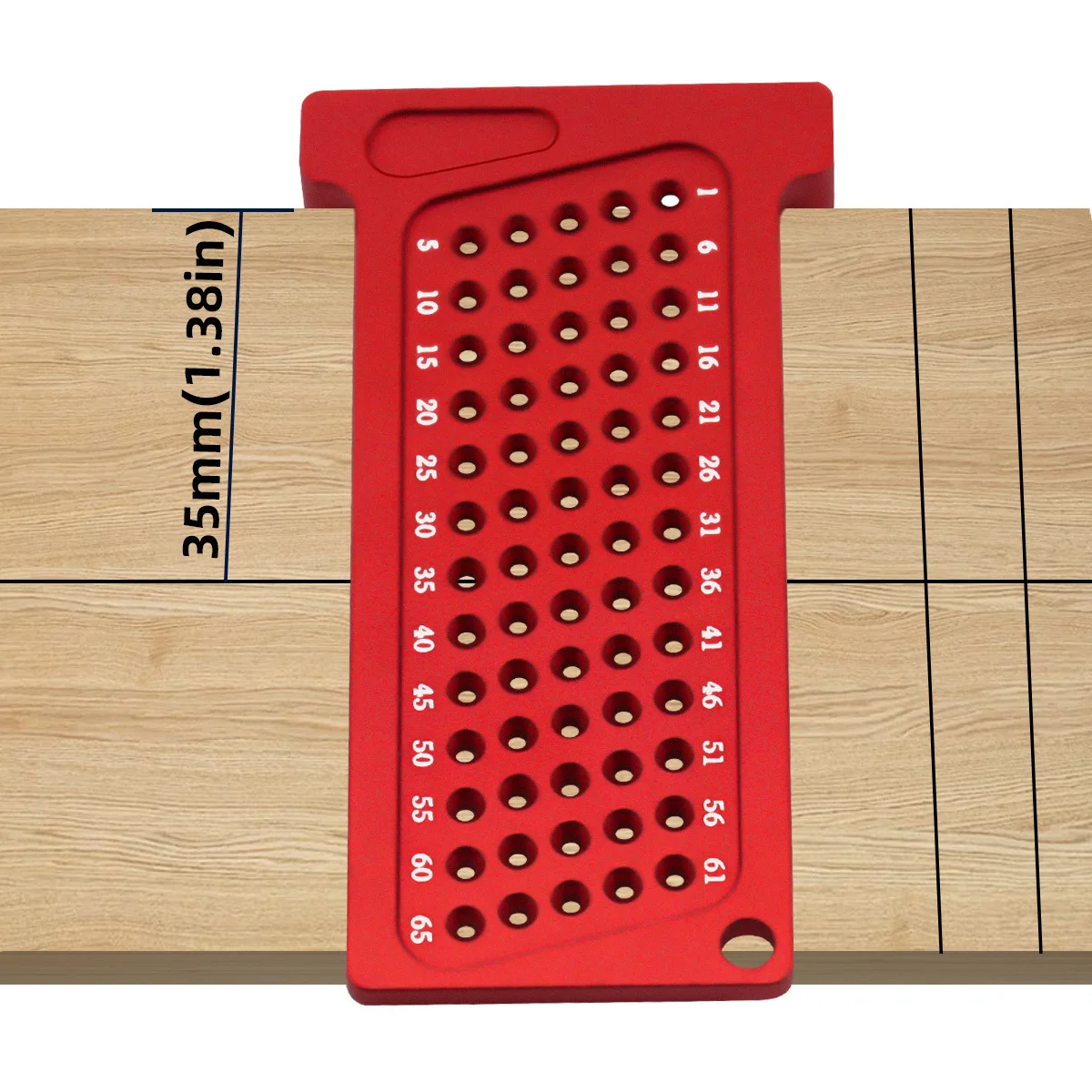 Holz bearbeitung Schreiber metrisch/Zoll Präzision T-Lineal Aluminium Taschen markierung lehre Zimmerei Kreuz Kalibrierung sloch Schreib lineal – Detail 5