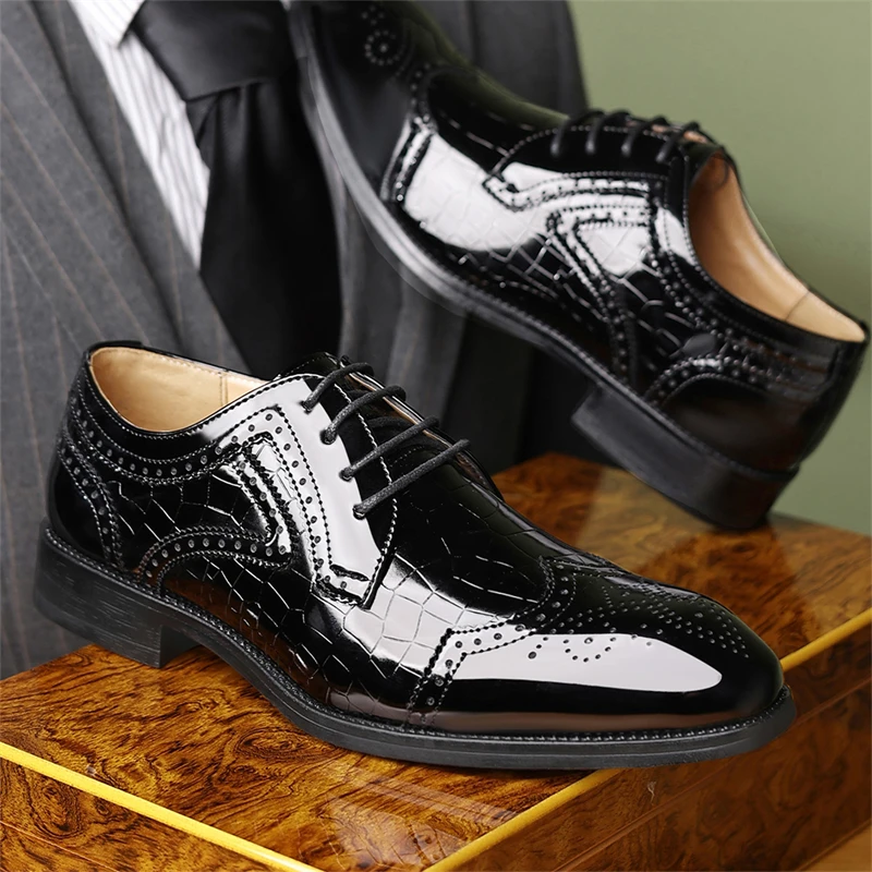 Britische Retro-Herrenschuhe, – Men'S Grooming Oxford Bewertung und Preis